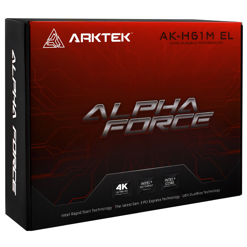 Placa Mãe Arktek AK-H61M EL Socket LGA 1155 / VGA / DDR3