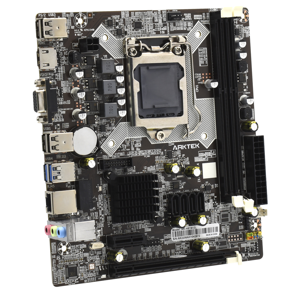 Placa Mãe Arktek AK-H81M EL Socket LGA 1150 / VGA / DDR3  