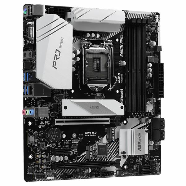 Placa Mãe ASRock B460M PRO4 Socket LGA 1200 / VGA / DDR4 