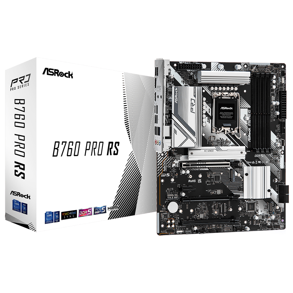 Placa Mãe ASRock B760 Pro RS Socket LGA 1700 / DDR5