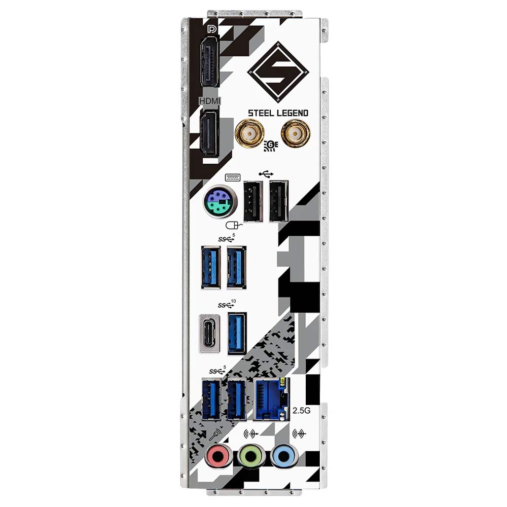 Placa Mãe ASRock B760M Steel Legend Wi-Fi Socket LGA 1700 / DDR5