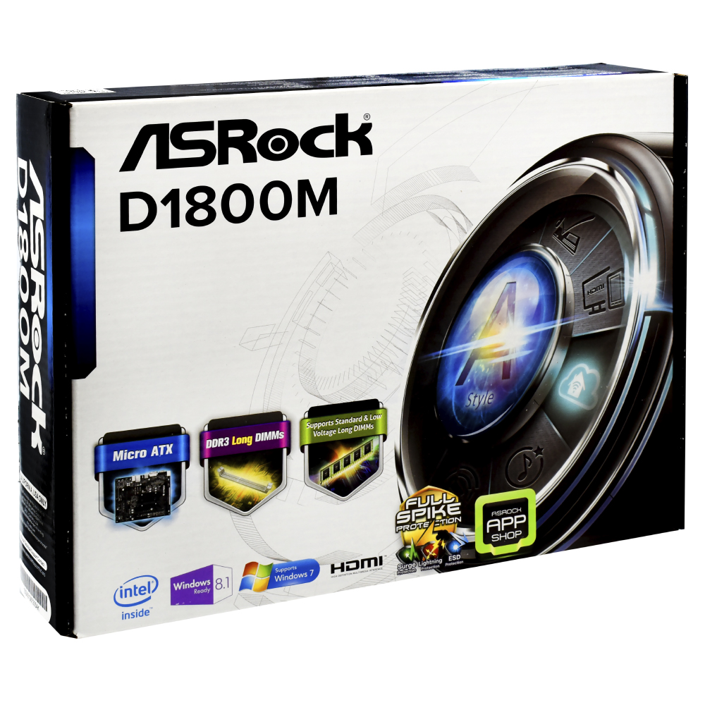 Asrock　マザーボード　D1800M  Asrock D1800M motherboard