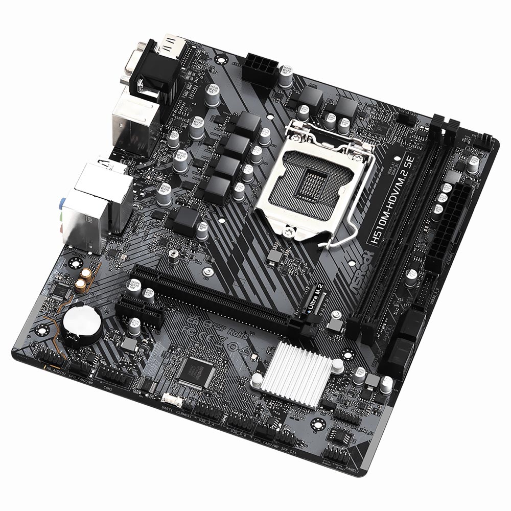 Placa Mãe ASRock H510M-HDV/M.2 SE Socket LGA 1200 / DDR4