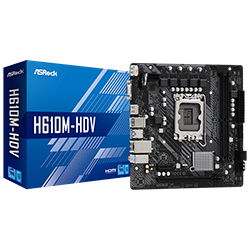 Placa Mãe ASRock H610M-HDV Socket LGA 1700 / VGA / DDR4