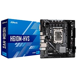 Placa Mãe ASRock H610M-HVS Socket LGA 1700 / VGA / DDR4