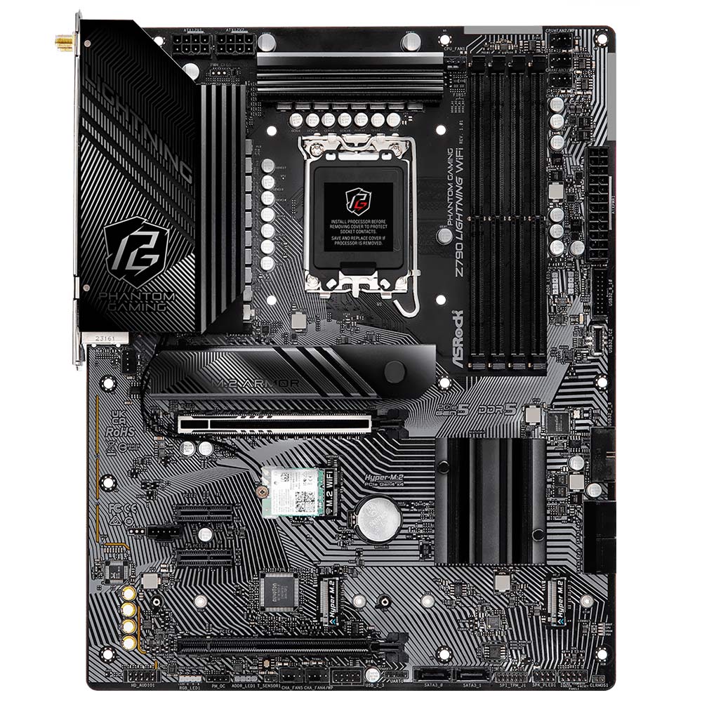 Placa Mãe ASRock Z790 Lightning Wi-Fi Socket LGA 1700 / DDR5