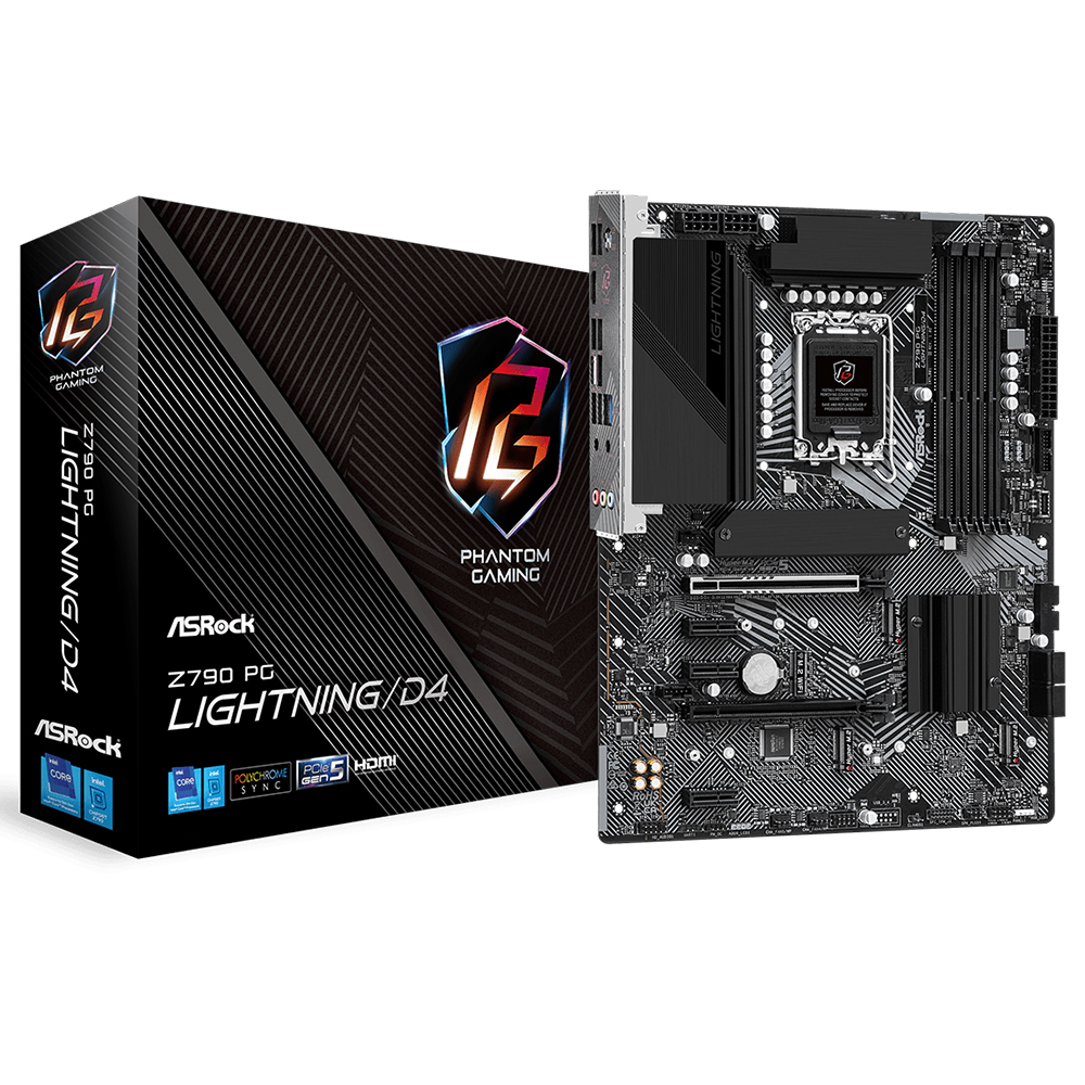 Placa Mãe ASRock Z790 PG Lightning/D4 Socket LGA 1700 / DDR4