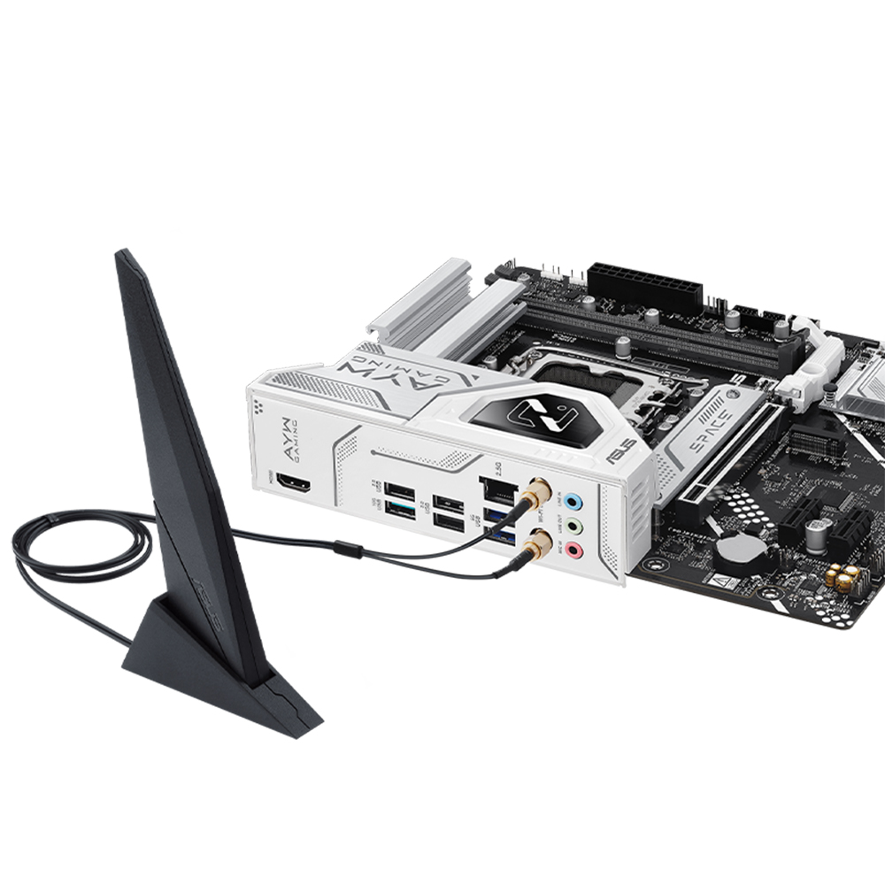Placa Mãe ASUS B860M AYW Gaming Wi-Fi Socket LGA 1851 / DDR5