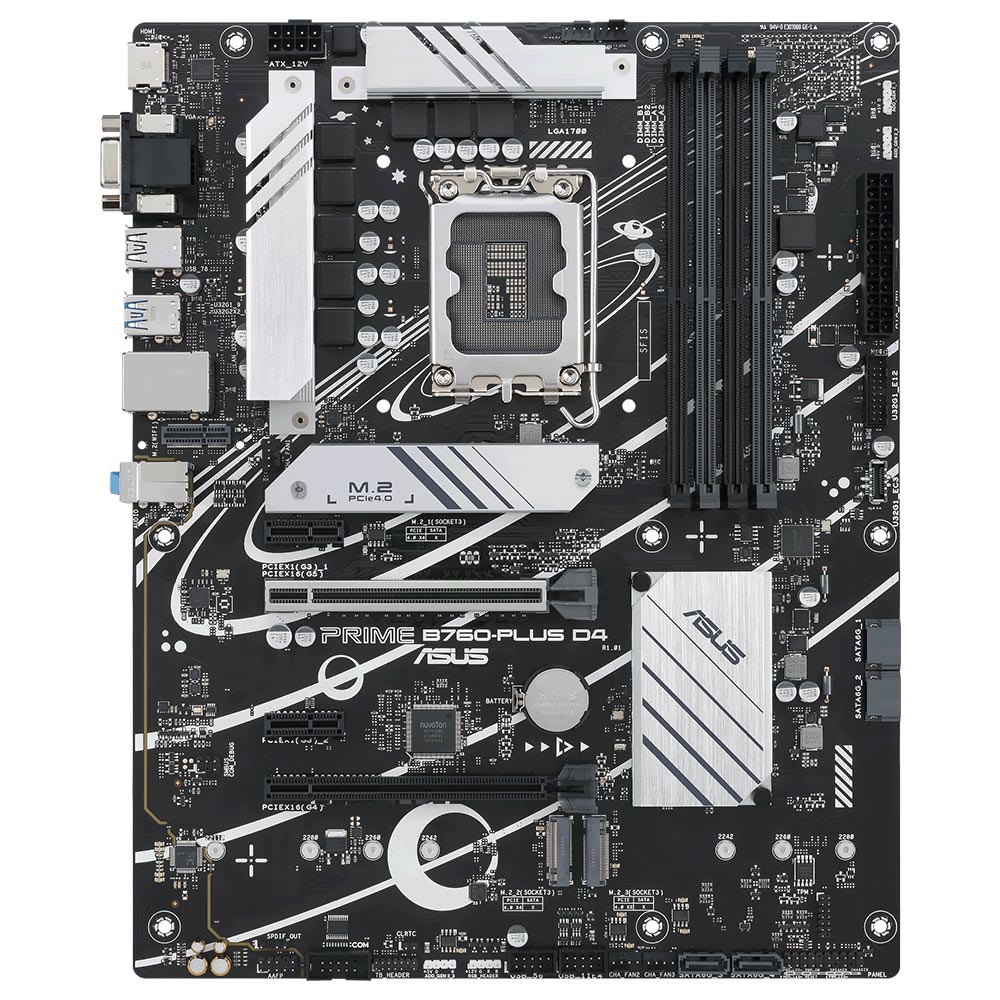 Placa Mãe ASUS Prime B760-PLUS D4 Socket LGA 1700 / VGA / DDR4