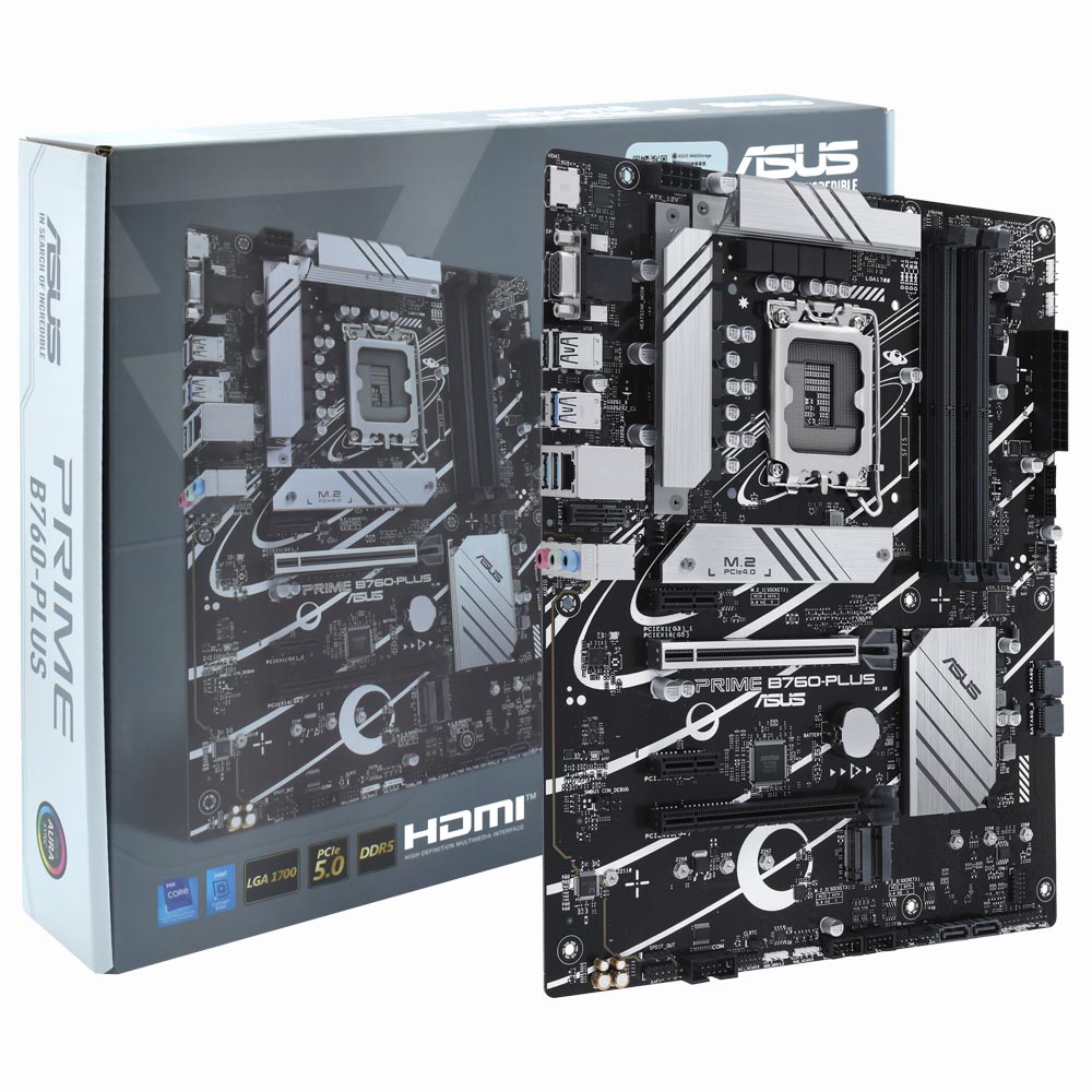 Placa Mãe ASUS Prime B760-PLUS Socket LGA 1700 / DDR5