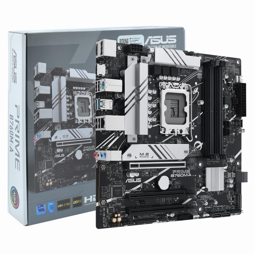 Placa Mãe ASUS Prime B760M-A Socket LGA 1700 / DDR5