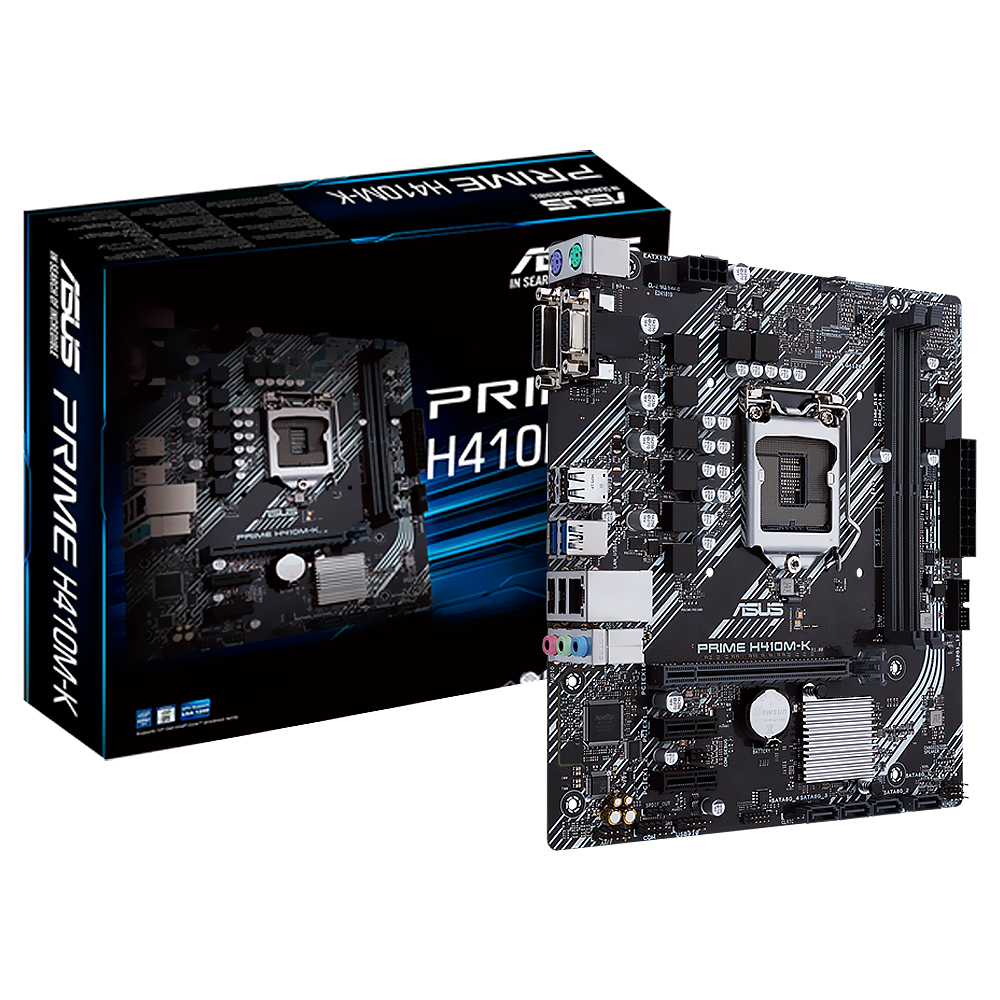 Placa Mãe ASUS Prime H410M-K Socket LGA 1200 / VGA / DDR4 no