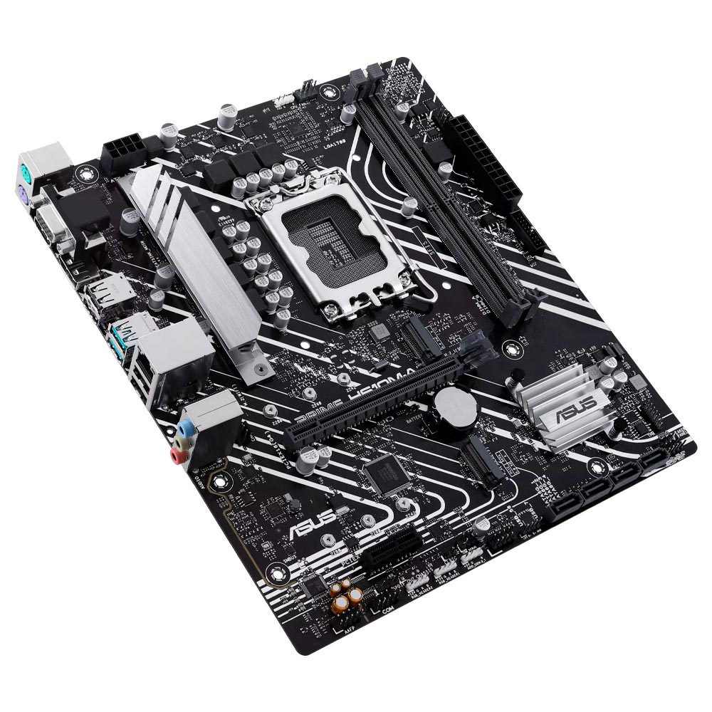 【美品】PRIME H610M-A　i3 12100F/16GB/LGA1700 Placa Mae Asus Prime H610M-A, DDR5, Socket LGA 1700, M-ATX