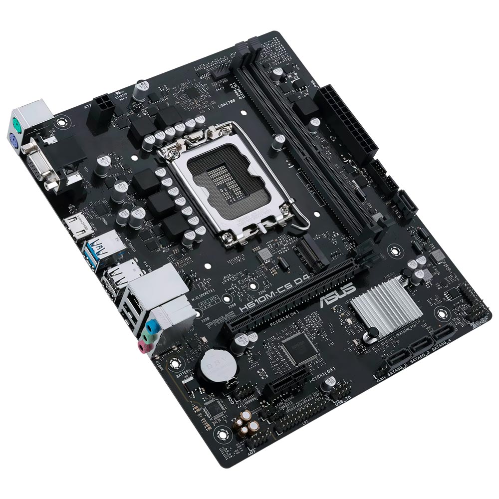 Placa Mãe ASUS Prime H610M-CS D4 Socket 1700 / VGA / DDR4