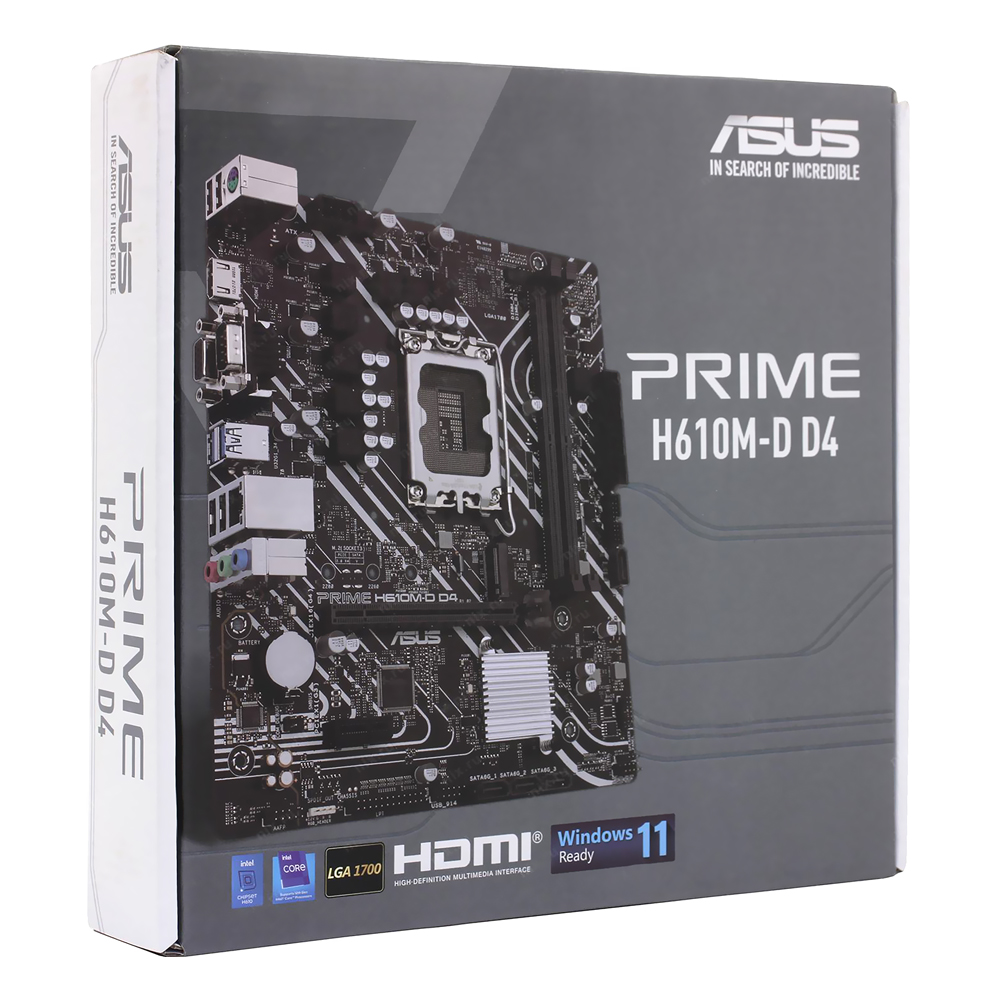 Placa Mãe ASUS Prime H610M-D D4 Socket LGA 1700 / VGA / DDR4