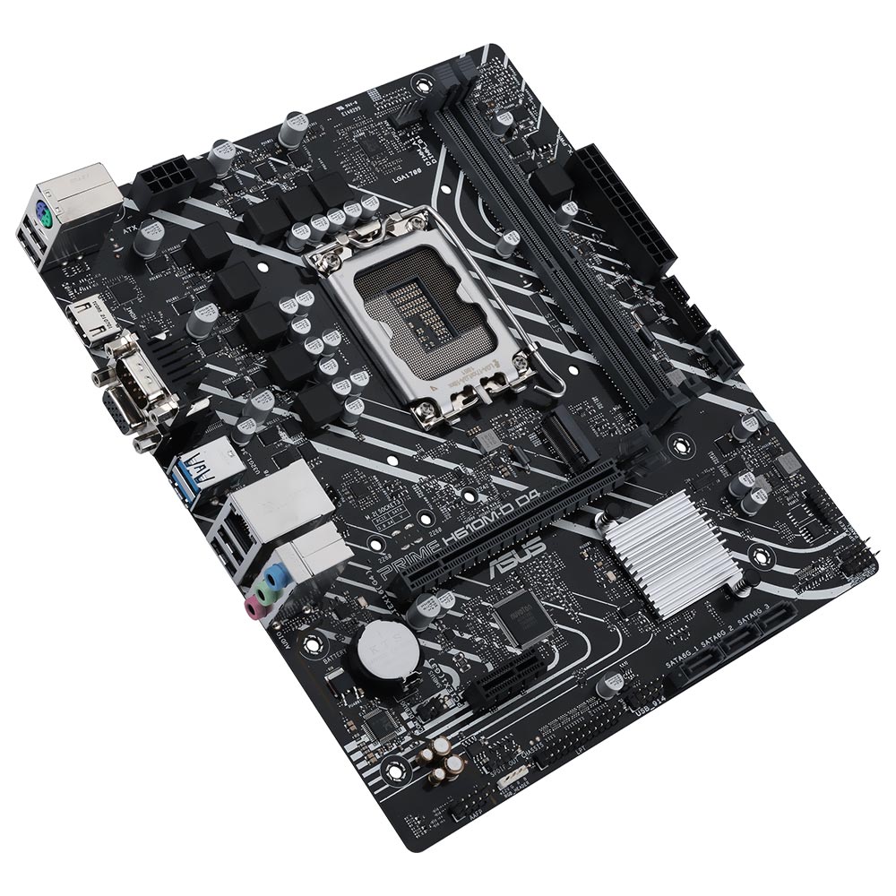 Placa Mãe ASUS Prime H610M-D Socket LGA 1700 / VGA / DDR5