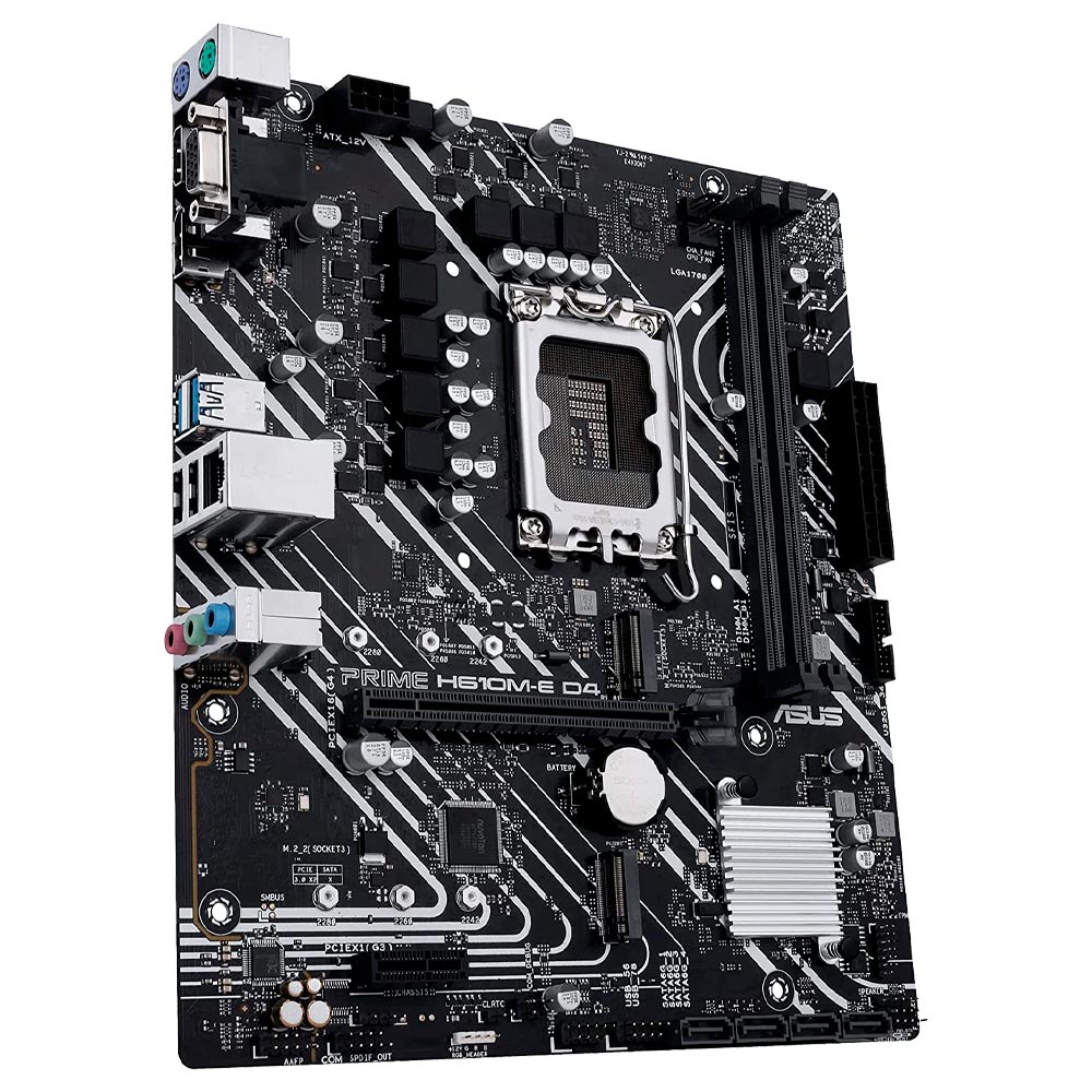 Placa Mãe ASUS Prime H610M-E D4 Socket LGA 1700 / VGA / DDR4 