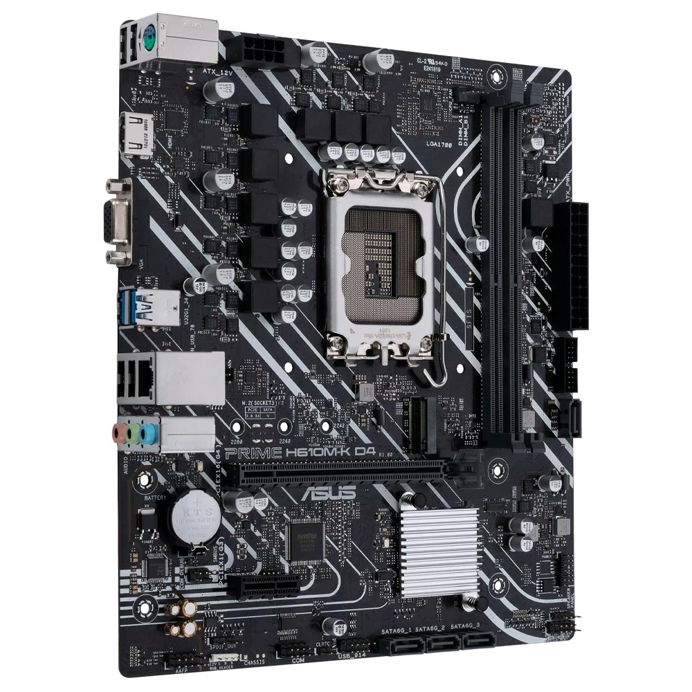 Placa Mãe ASUS Prime H610M-K D4 Socket LGA 1700 / VGA / DDR4 