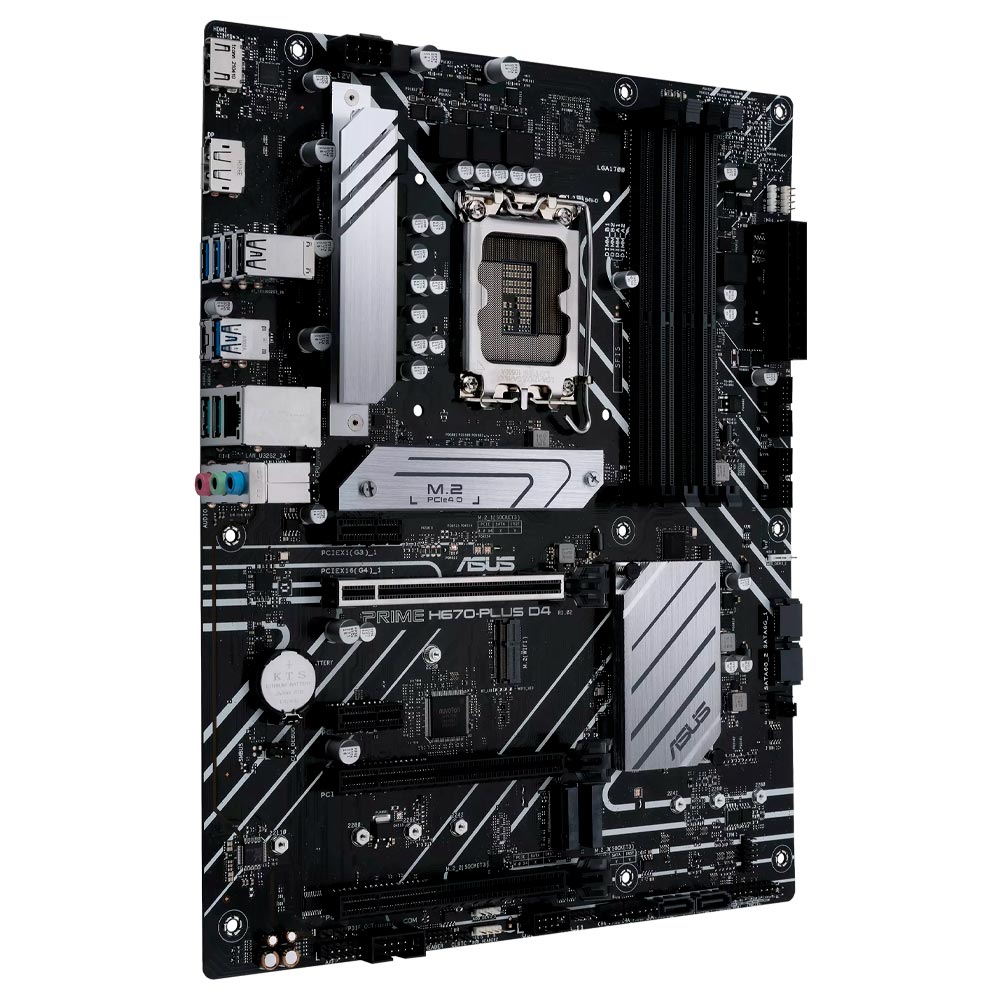 Placa Mãe ASUS Prime H670-PLUS D4 Socket LGA 1700 / DDR4