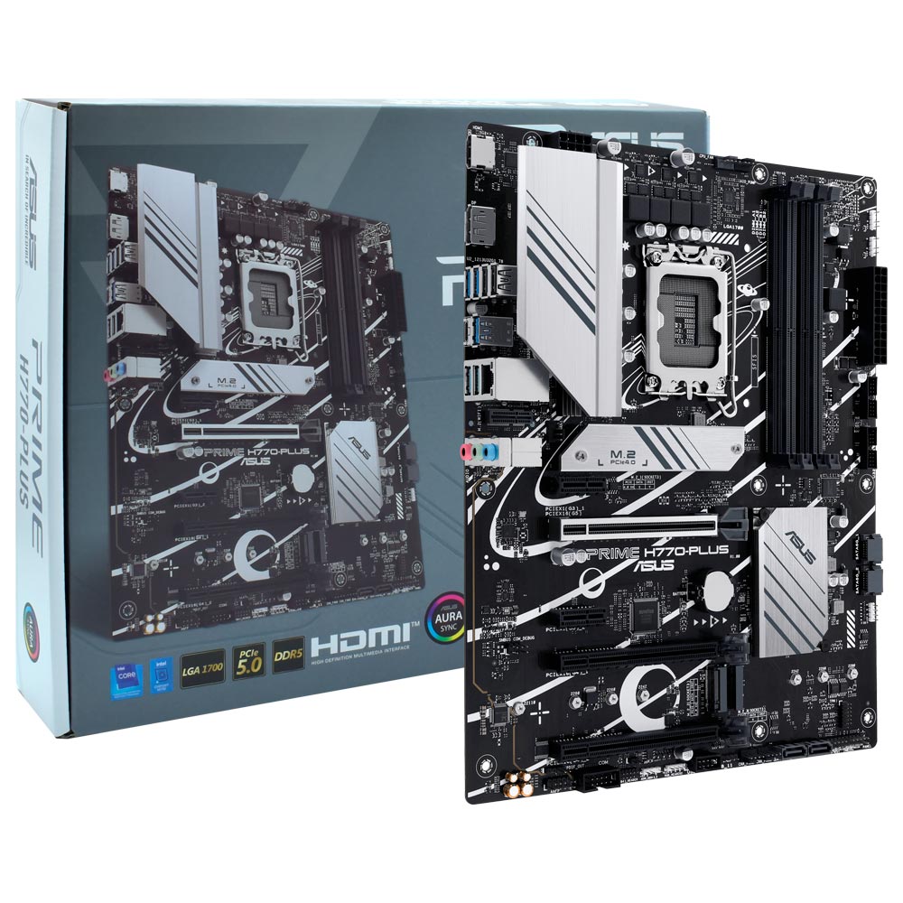 Placa Mãe ASUS Prime H770-PLUS Socket LGA 1700 / DDR5