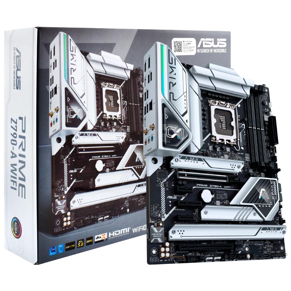 Placa Mãe ASUS Prime Z790-A Wi-Fi Socket LGA 1700 / DDR5