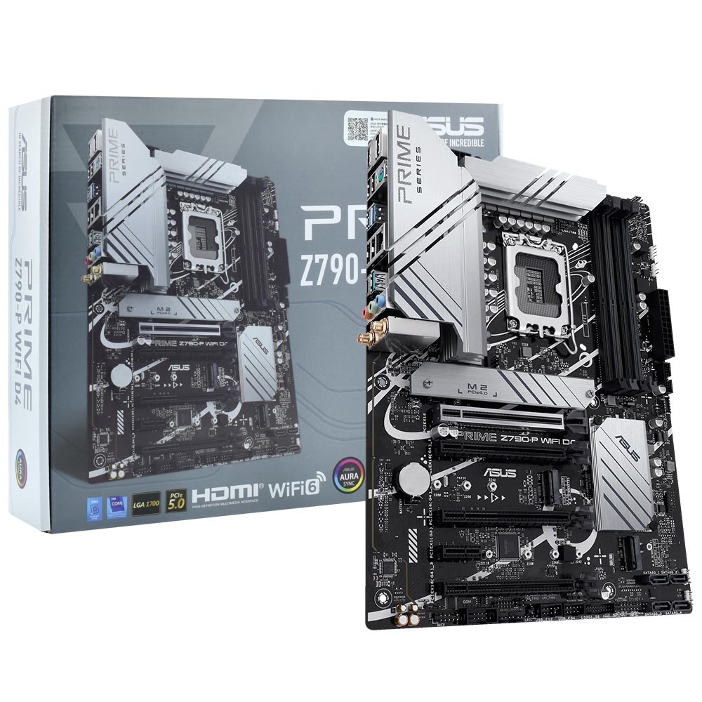 Placa Mãe ASUS Prime Z790-P Wi-Fi D4 Socket LGA 1700 / DDR4