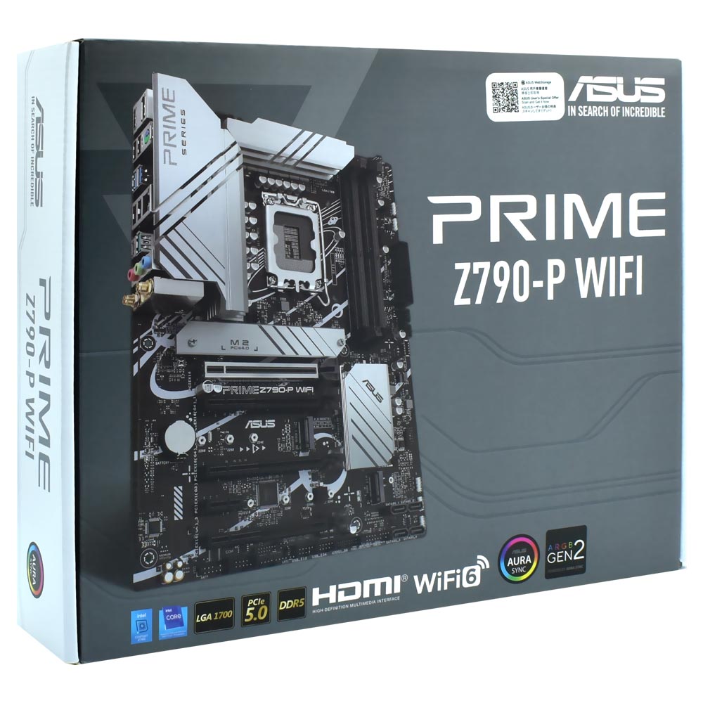 Placa Mãe ASUS Prime Z790-P Wi-Fi Socket LGA 1700 / DDR5