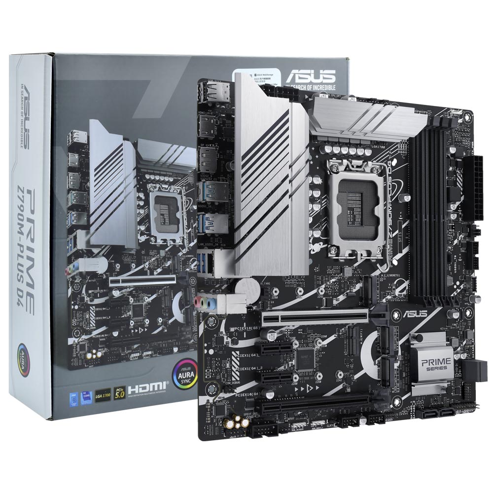 Placa Mãe ASUS Prime Z790M-PLUS D4 Socket LGA 1700 / DDR4