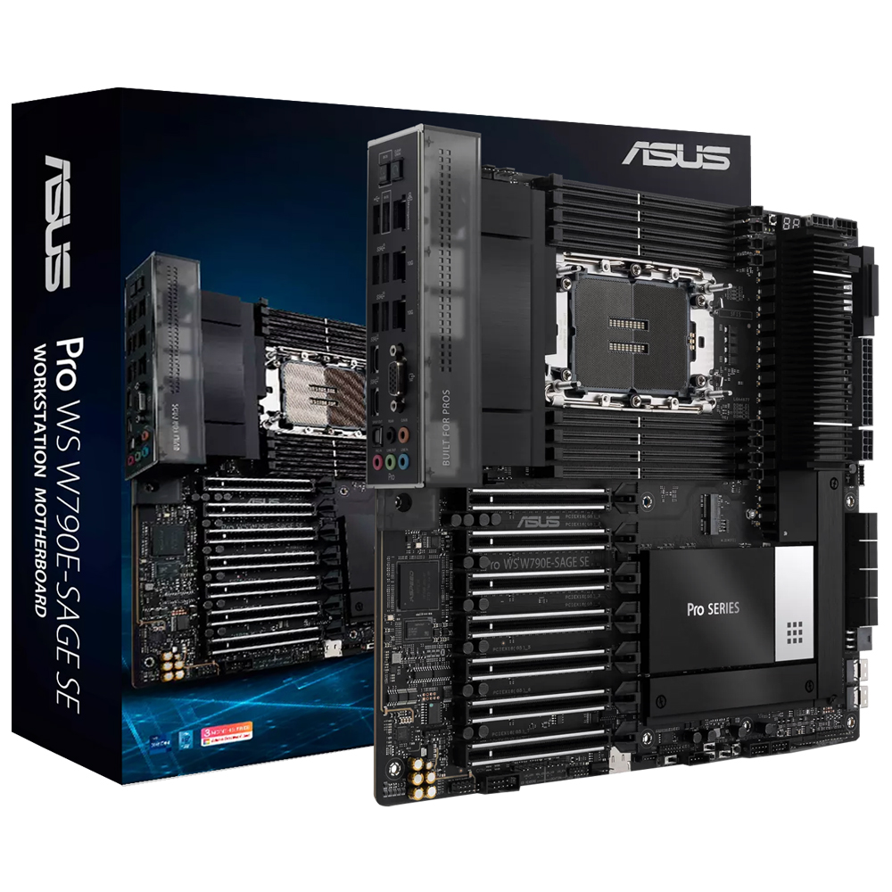 Placa Mãe ASUS Pro WS W790E-SAGE SE Socket LGA 4677 / DDR5