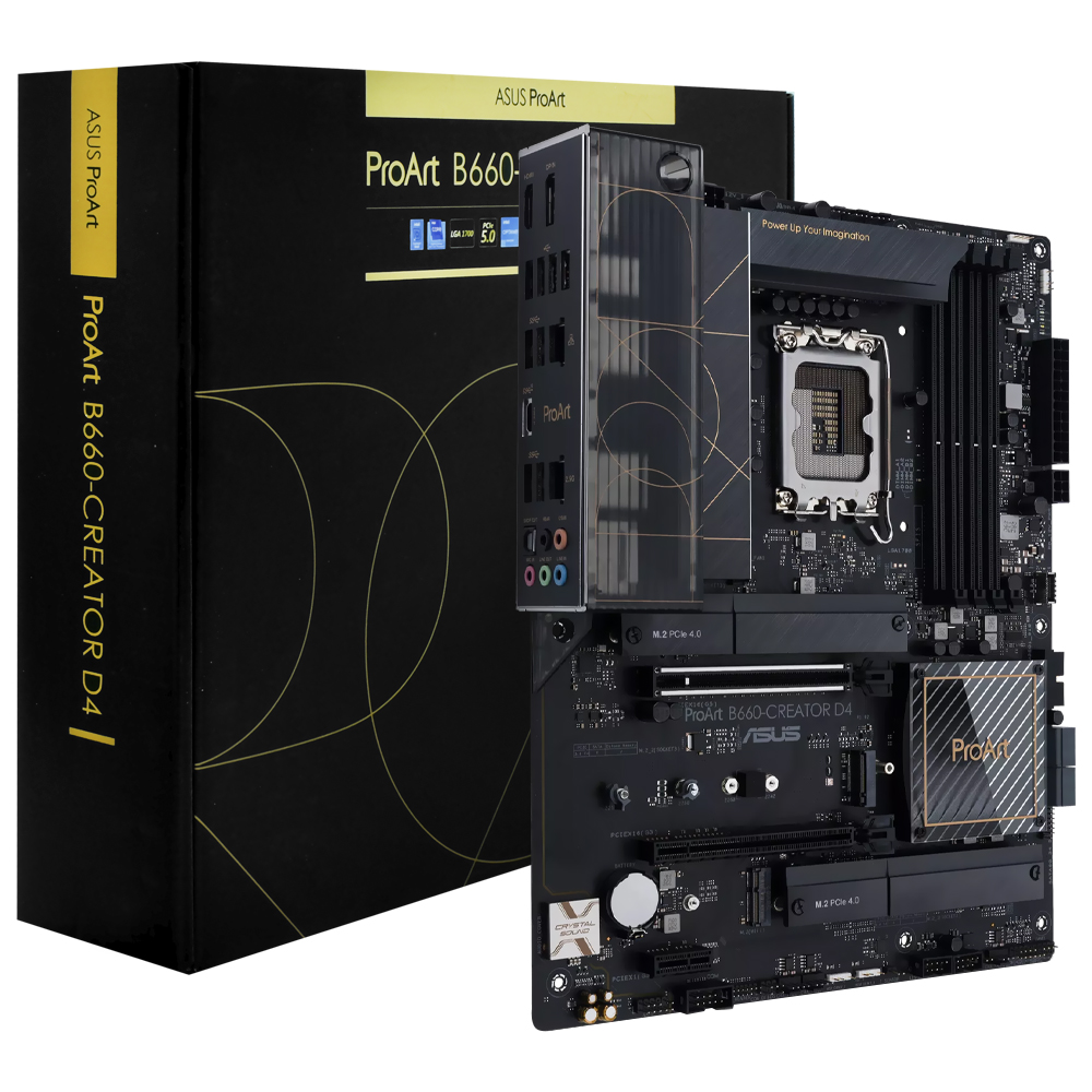 Placa Mãe ASUS ProArt B660-CREATOR D4 Socket LGA 1700 / DDR4