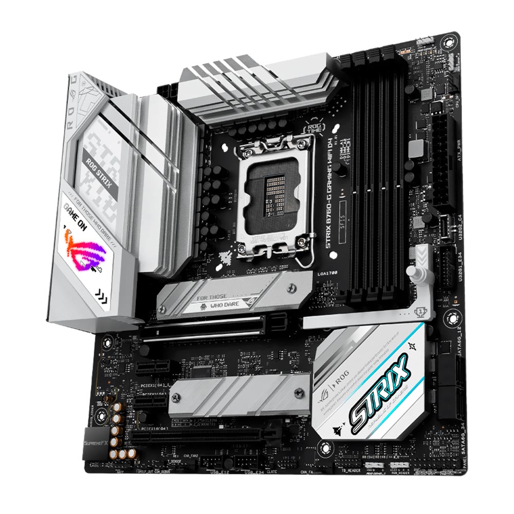 Placa Mãe ASUS ROG Strix B760-G Gaming Wi-Fi D4 Socket LGA 1700 / DDR4 