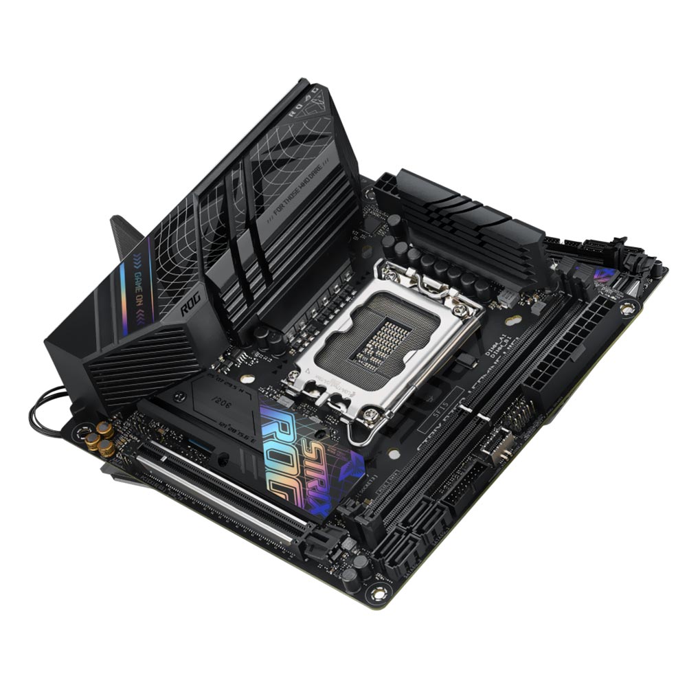 Placa Mãe ASUS ROG Strix B760-I Gaming Wi-Fi Socket LGA 1700 / DDR5 