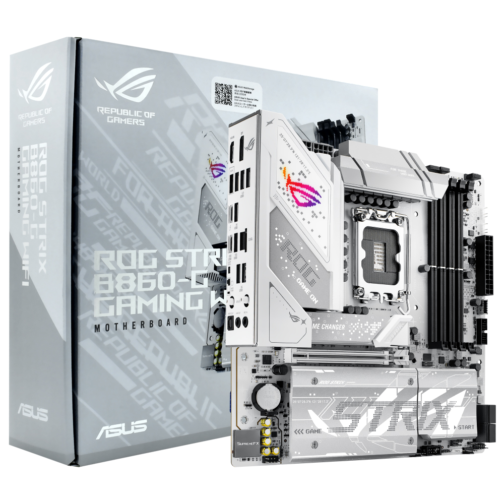 Placa Mãe ASUS ROG Strix B860-G Gaming Wi-Fi Socket LGA 1851 / DDR5