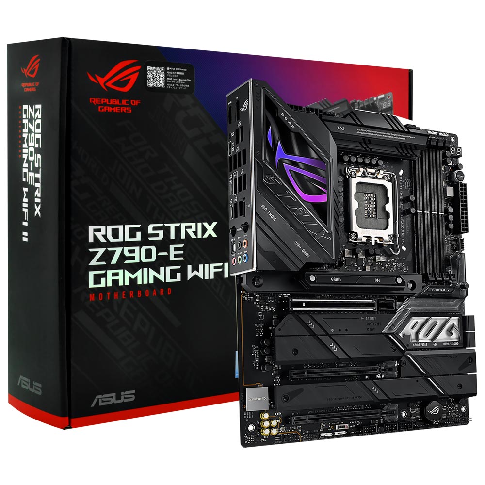 Placa Mãe ASUS ROG Strix Z790-E Gaming Wi-Fi II Socket LGA 1700 / DDR5