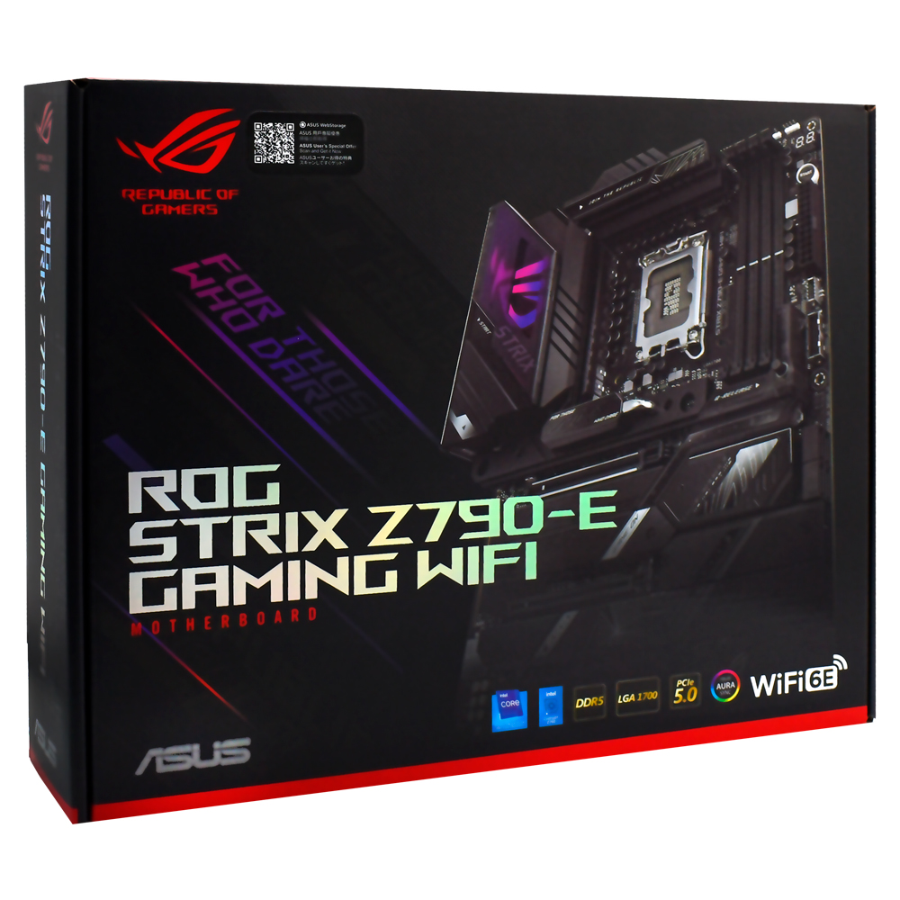 Placa Mãe ASUS ROG Strix Z790-E Gaming Wi-Fi Socket LGA 1700 / DDR5