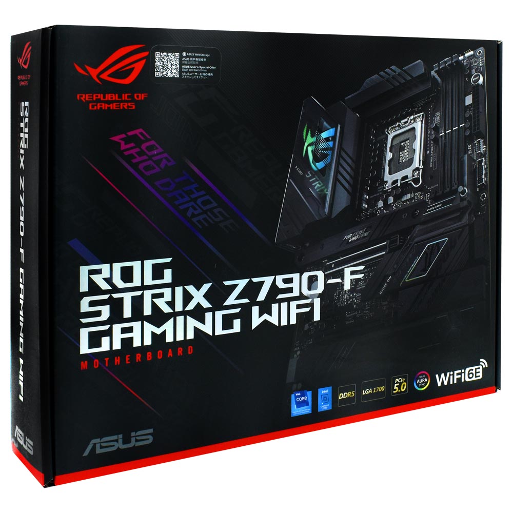 Placa Mãe ASUS ROG Strix Z790-F Gaming Wi-Fi Socket LGA 1700 / DDR5