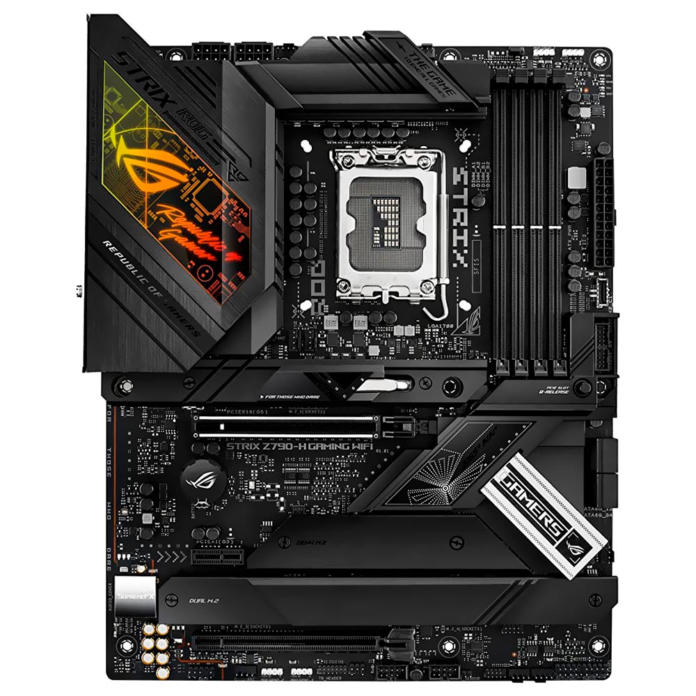 Placa Mãe ASUS ROG Strix Z790-H Gaming Wi-Fi Socket LGA 1700 / DDR5