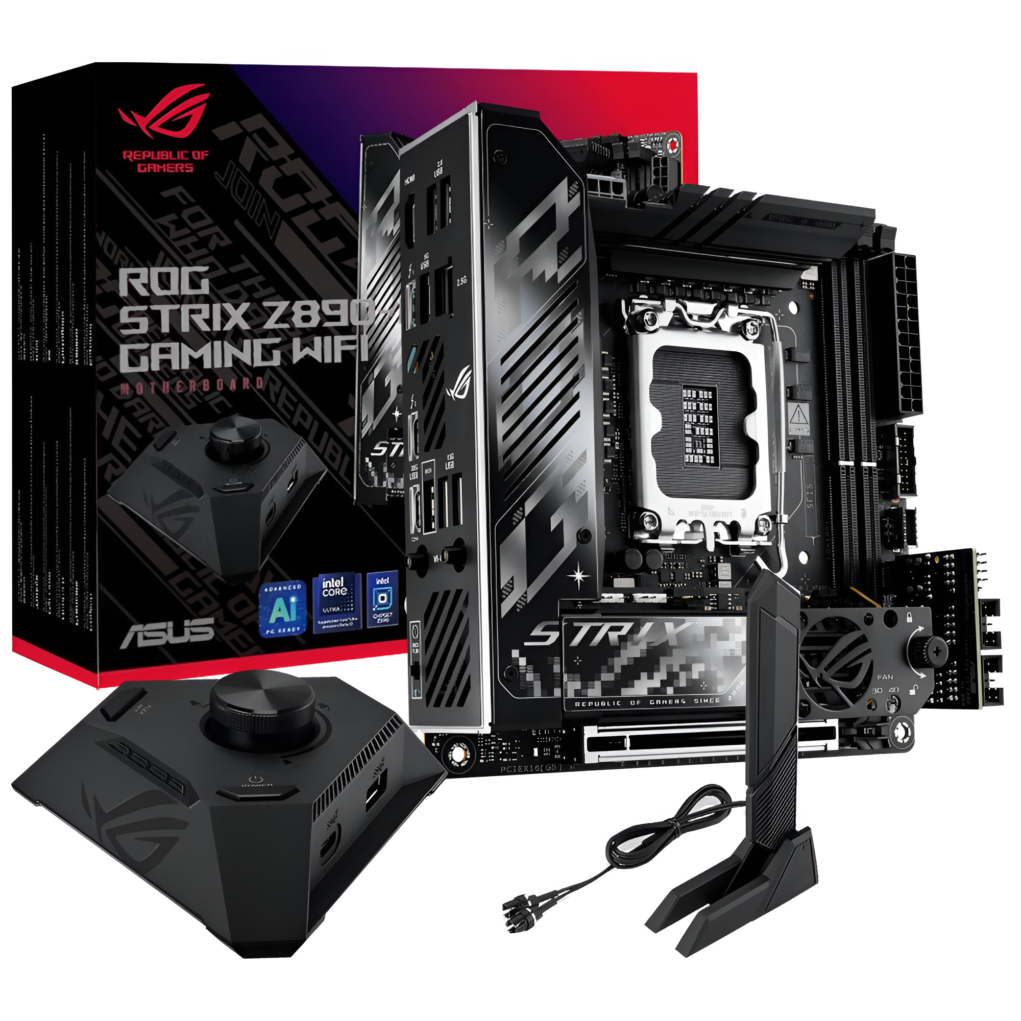 Placa Mãe ASUS ROG Strix Z890-I Gaming Wi-Fi Socket LGA 1851 / DDR5