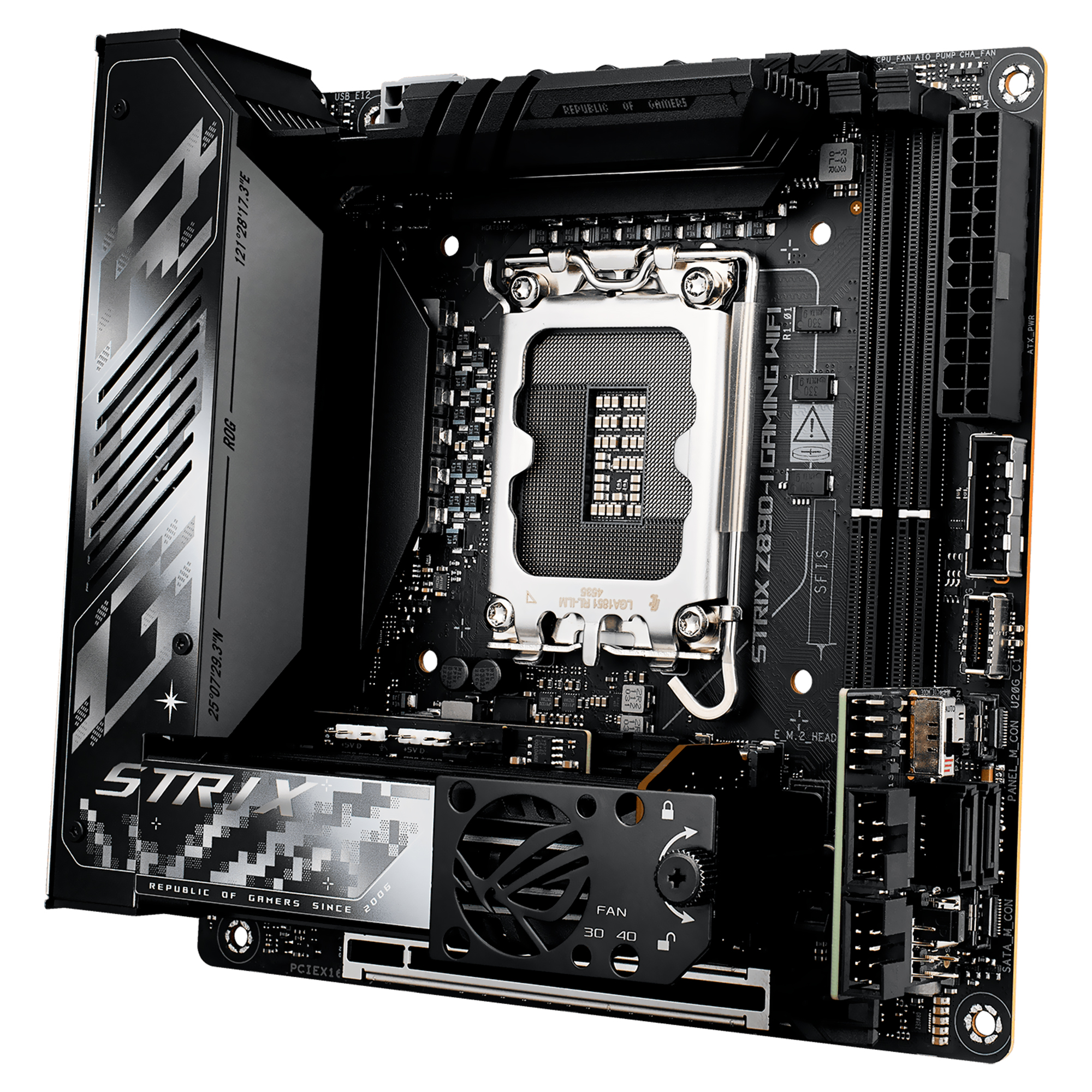 Placa Mãe ASUS ROG Strix Z890-I Gaming Wi-Fi Socket LGA 1851 / DDR5