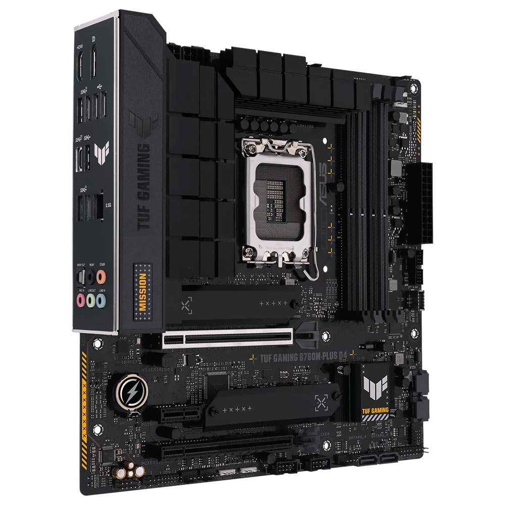 Placa Mãe ASUS TUF Gaming B760M-PLUS D4 Socket LGA 1700 / DDR4