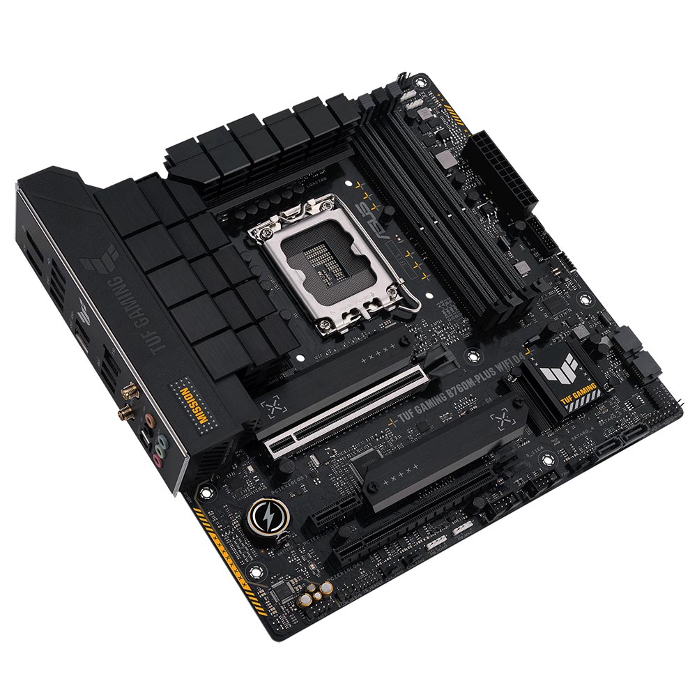 Placa Mãe ASUS TUF Gaming B760M-PLUS Wi-Fi D4 Socket LGA 1700 / DDR4