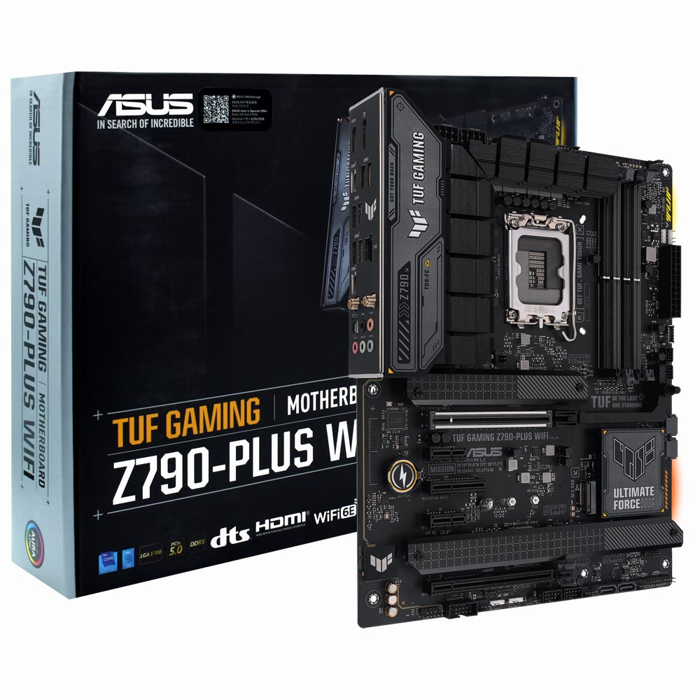 Placa Mãe ASUS TUF Gaming Z790-PLUS Wi-Fi Socket LGA 1700 / DDR5