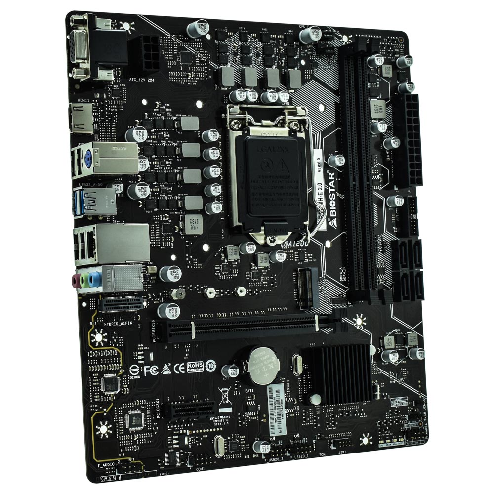 Placa Mãe Biostar B560MH-E 2.0 Socket LGA 1200 / VGA / DDR4 