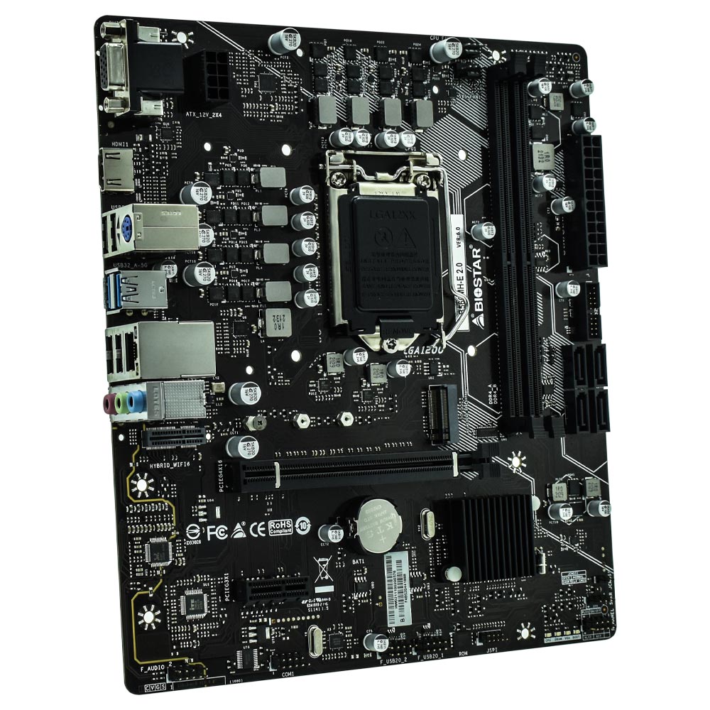 Placa Mãe Biostar B560MH-E 2.0 Socket LGA 1200 / VGA / DDR4 