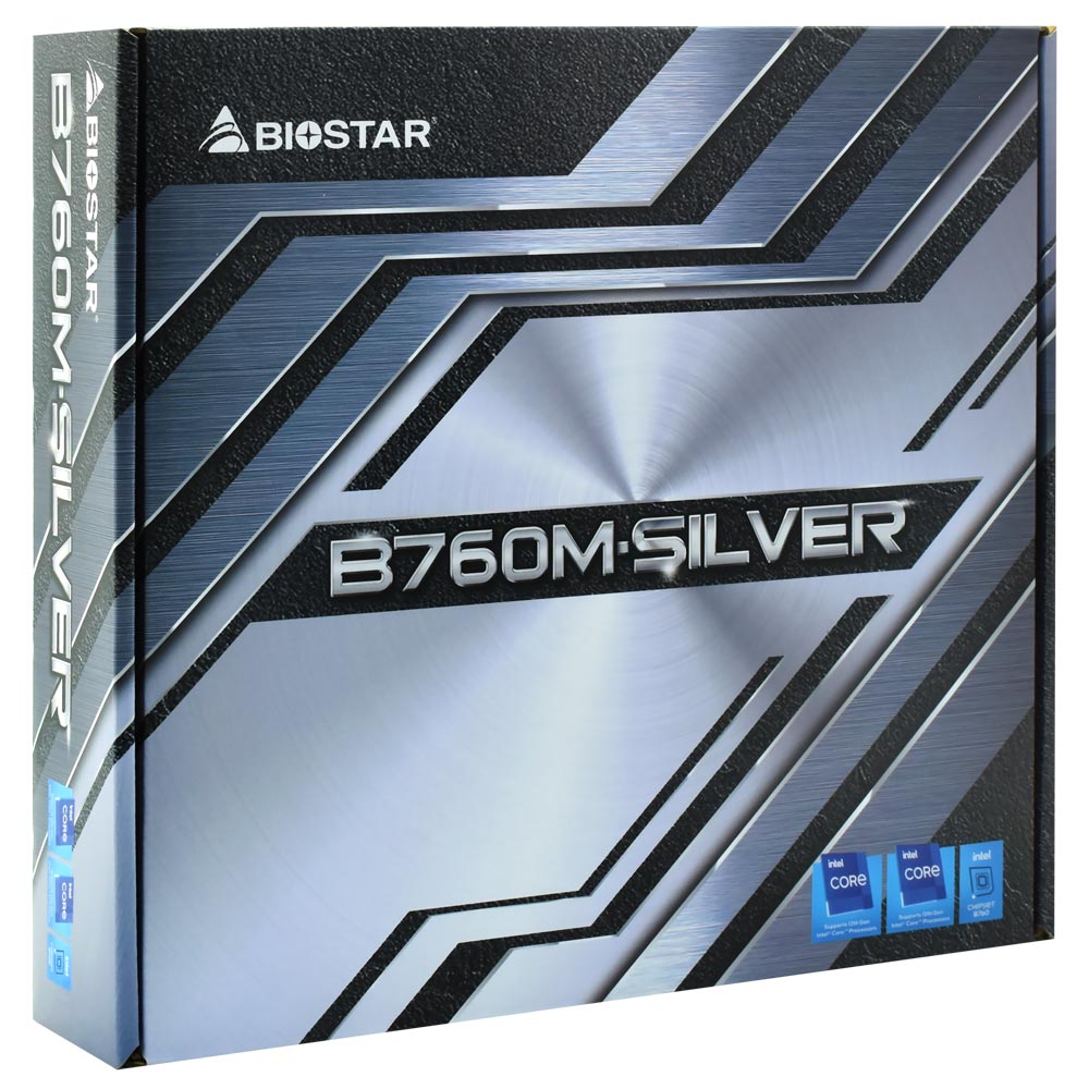 Placa Mãe Biostar B760M-SILVER Socket LGA 1700 / DDR5