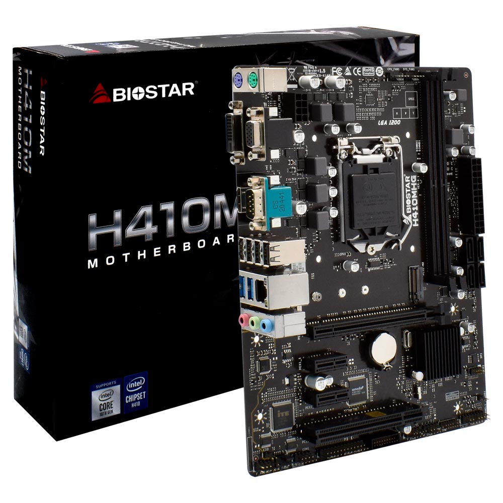 Placa Mãe Biostar H410MHG Socket LGA 1200 / VGA / DDR4 no Paraguai ...