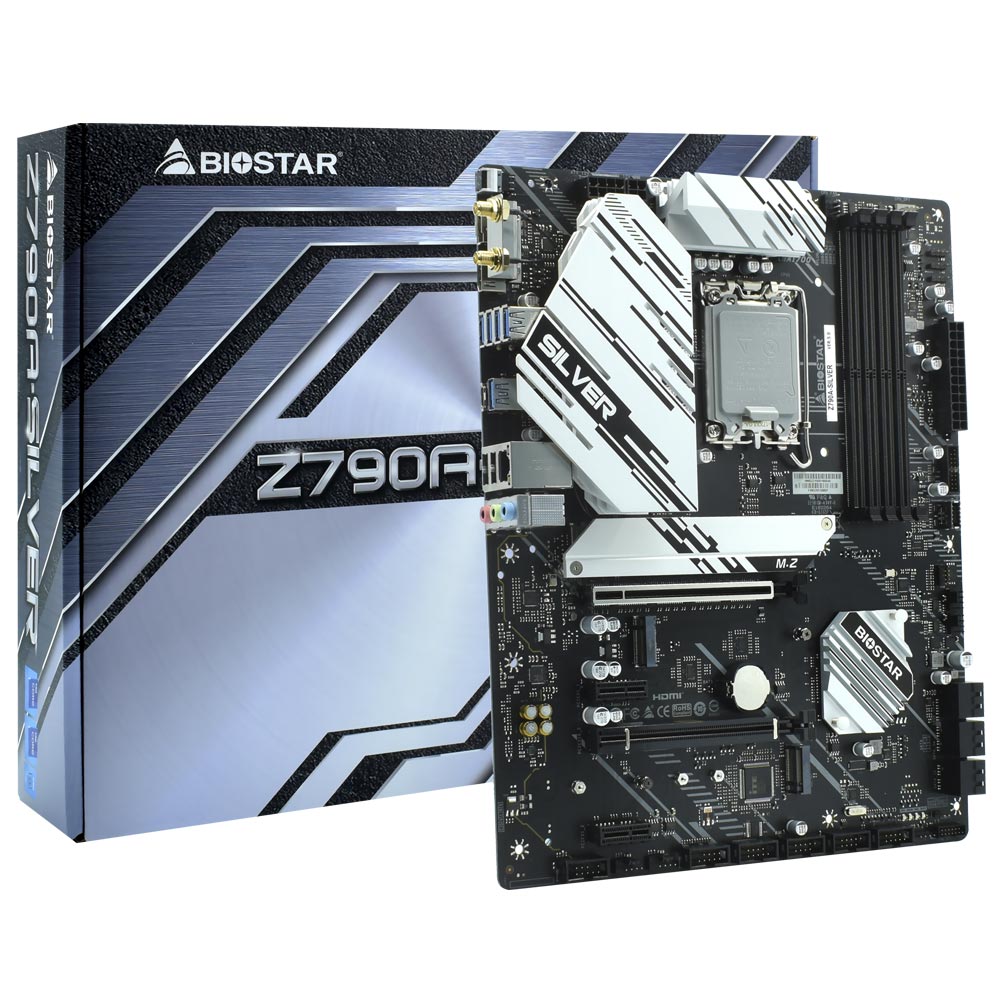 Placa Mãe Biostar Z790A-SILVER Socket LGA 1700 / DDR5