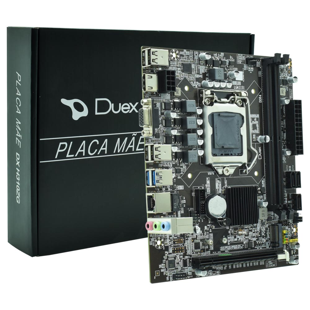 Placa Mãe Duex DX H310ZG Socket LGA 1151 / VGA / DDR4