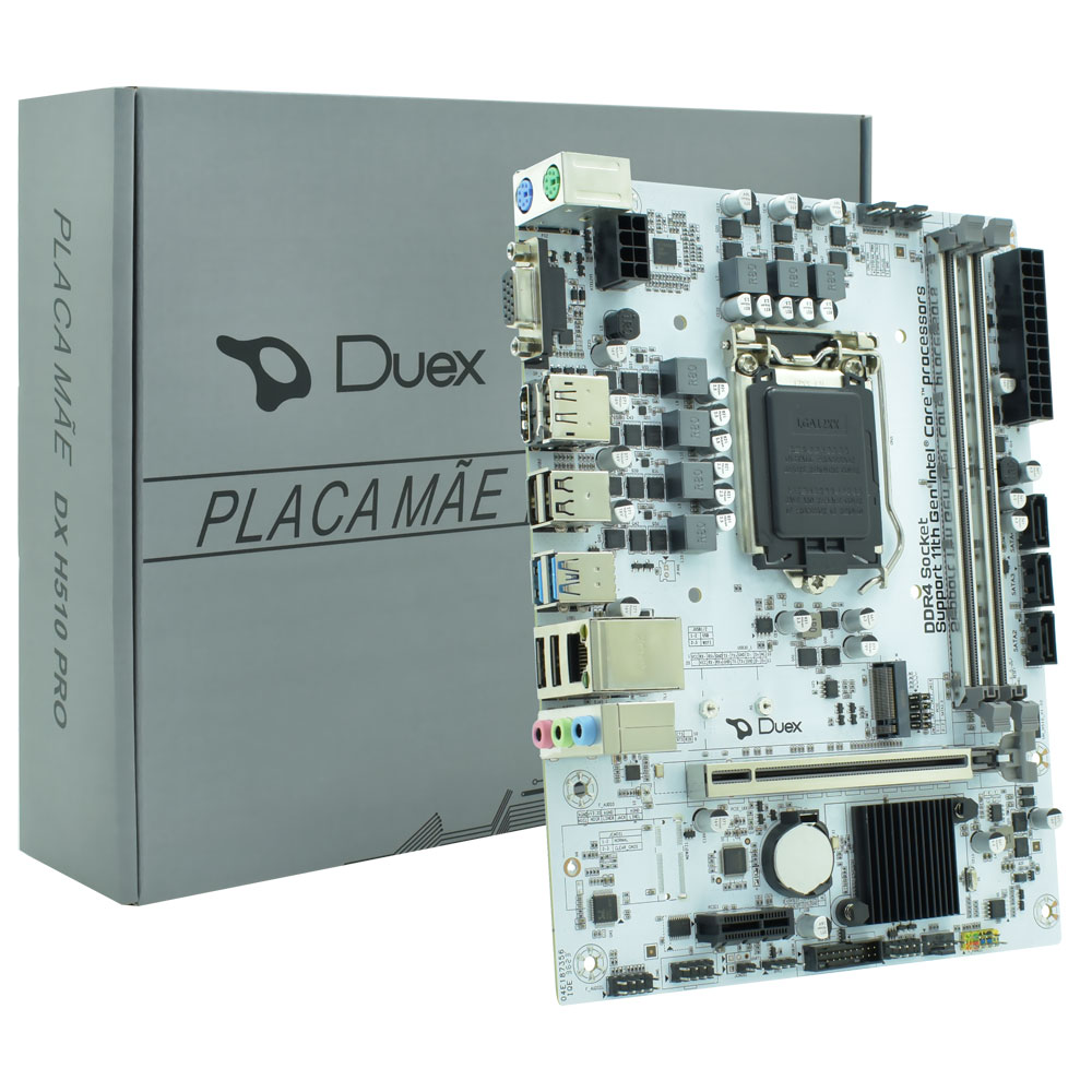 Placa Mãe Duex DX H510 Pro Socket LGA 1200 / VGA / DDR4