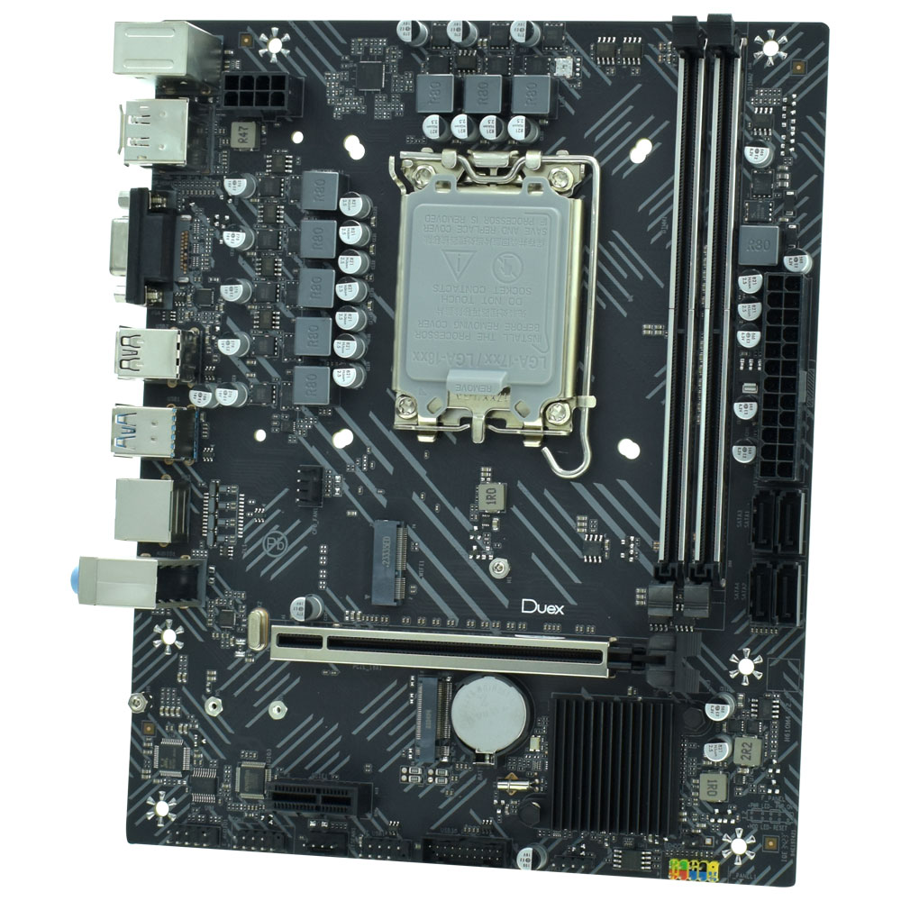 Placa Mãe Duex DX H610ZG M2 Socket LGA 1700 / VGA / DDR4